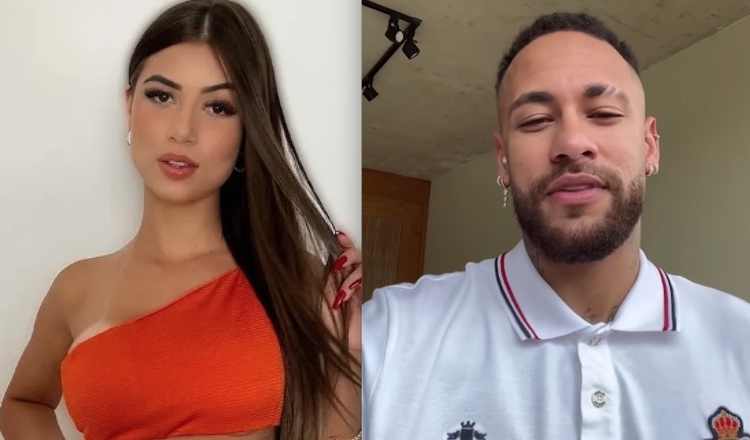 Influencer expôs conversa privada com Neymar - Imagens: Reprodução/Instagram