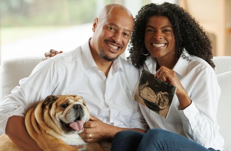 Fernanda Garay com o marido Marcio Santos - Foto: Reprodução/Instagram