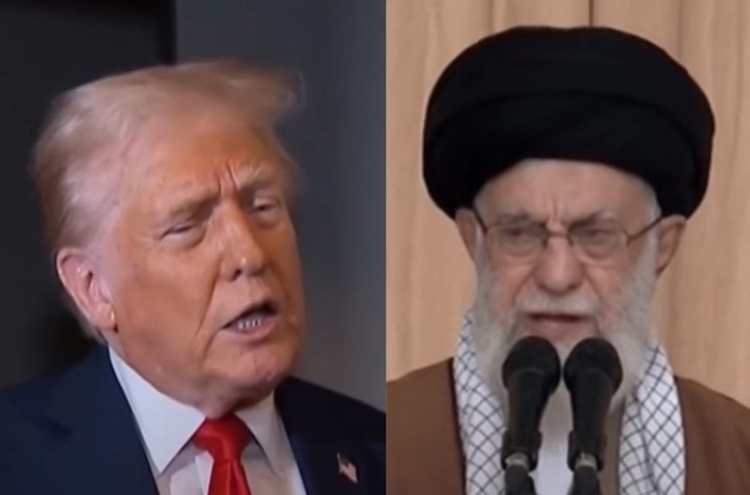 O presidente dos EUA, Donald Trump, e o líder supremo do Irã, o aiatolá Ali Khamenei- Foto: Reprodução/Youtube