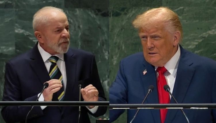 Lula e Trump se falaram em evento - Foto: Reprodução ONU