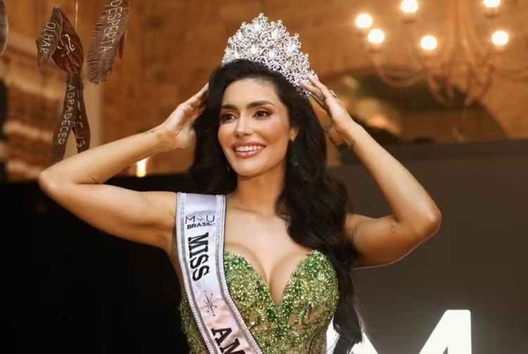 Psicóloga e ativista engajada em causas sociais, Miss Universe Amazonas 2025, Roci Pankov - Foto: Jammes Aguiar/Divulgação