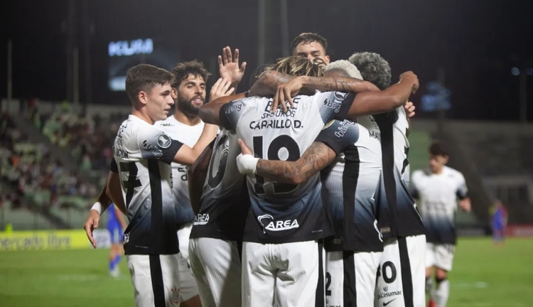 Corinthians não venceu o Universidad Central na Venezuela pela Libertadores. Foto: Reprodução/X @LibertadoresBR