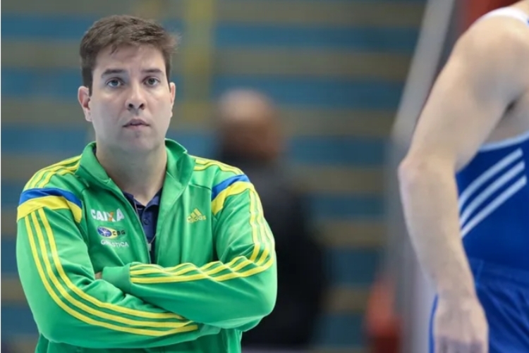 Fernando de Carvalho Lopes técnico ginástica. Foto: Ricardo Bufolin/ CBG