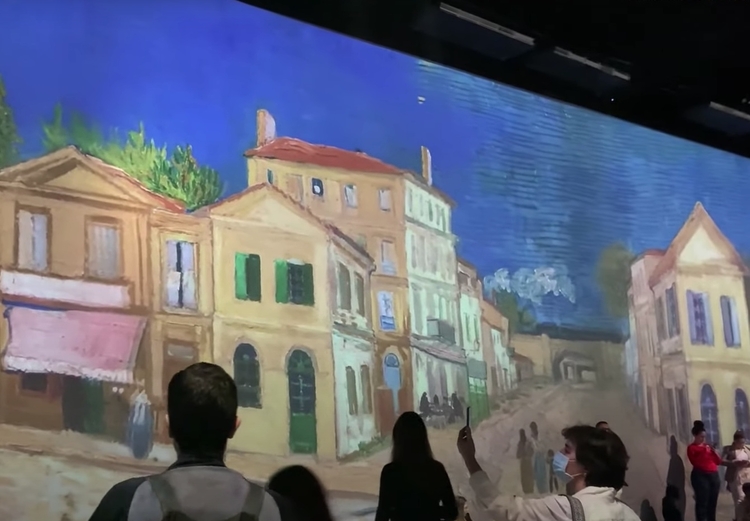 Foto: Exposição Van Gogh em São Paulo. Reprodução/Youtube Mundo Cultura 