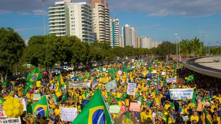 Protestos acontecem em 4 pontos  - Foto: Reprodução