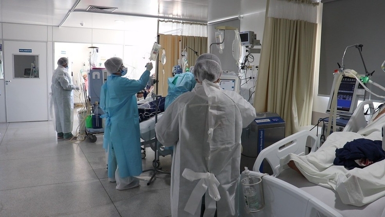 Pacientes aguardam leitos no Mato Grosso - Foto: Santa Casa/Divulgação