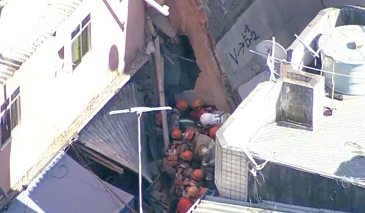 Criança pode ser filha de mulher resgatada há pouco - Foto: Reprodução TV Globo