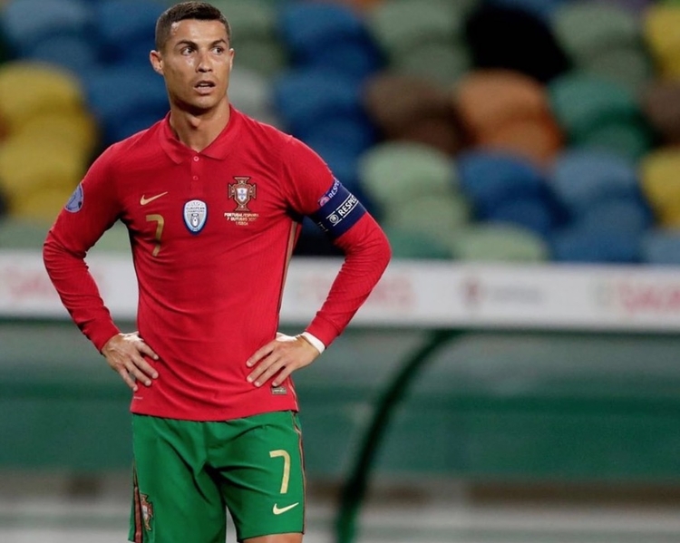 Cristiano Ronaldo em campo pela seleção portuguesa - Foto: Reprodução Instagram