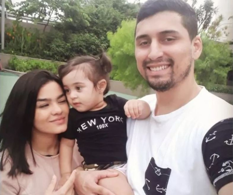 Kiara e Natan com a pequena Maitê - Foto: Reprodução/Redes Sociais