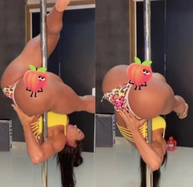 Musa mostra elasticidade em aula de pole dance Foto: Reprodução/Instagram