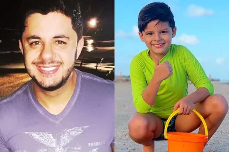Cristiano Araújo e o filho Bernardo - Foto: Reprodução/ Instagram
