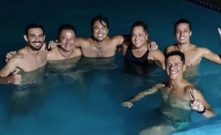 Leonardo teria se aglomerado na segunda-feira, mesmo com a esposa com Covid confirmada, e testou positivo no dia seguinte. Foto: Reprodução/Instagram e Erlan Bastos