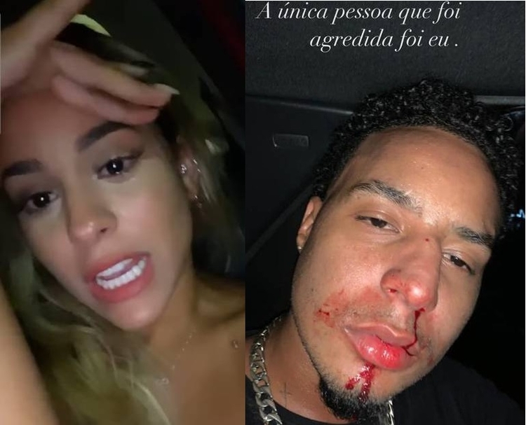 Jovem acusou amigos de Ludmilla de a agredirem na saída de uma boate Foto: Reprodução/Instagram