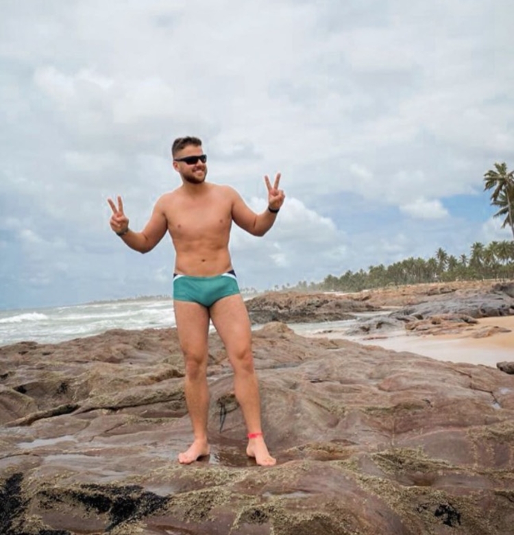 Cantor está curtindo férias na Bahia - Foto: Reprodução/ Instagram
