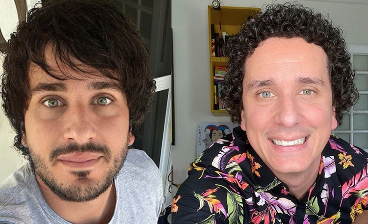 Humorista surgiu de cabelo liso, barba e bigode - Foto: Reprodução/ Instagram