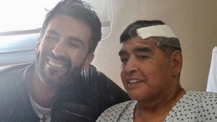 Leopoldo e Maradona após a cirurgia - Foto: Reprodução Instagram