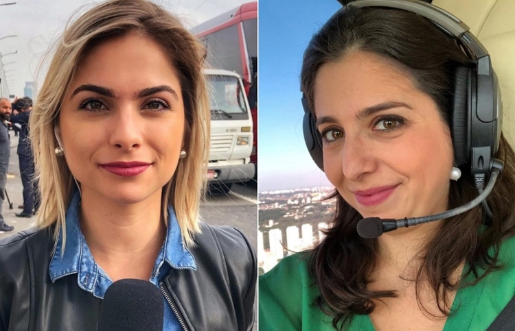 Luiza Vaz à esquerda e Cinthia Toledo - Foto: Reprodução TV Globo
