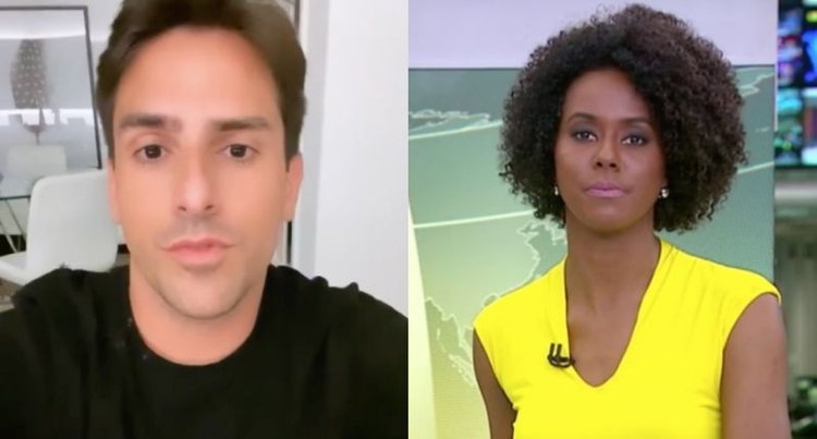 Rodrigo Branco foi acusado de racismo após comentário sobre Maju - Foto: Reprodução/ Instagram/ Globo