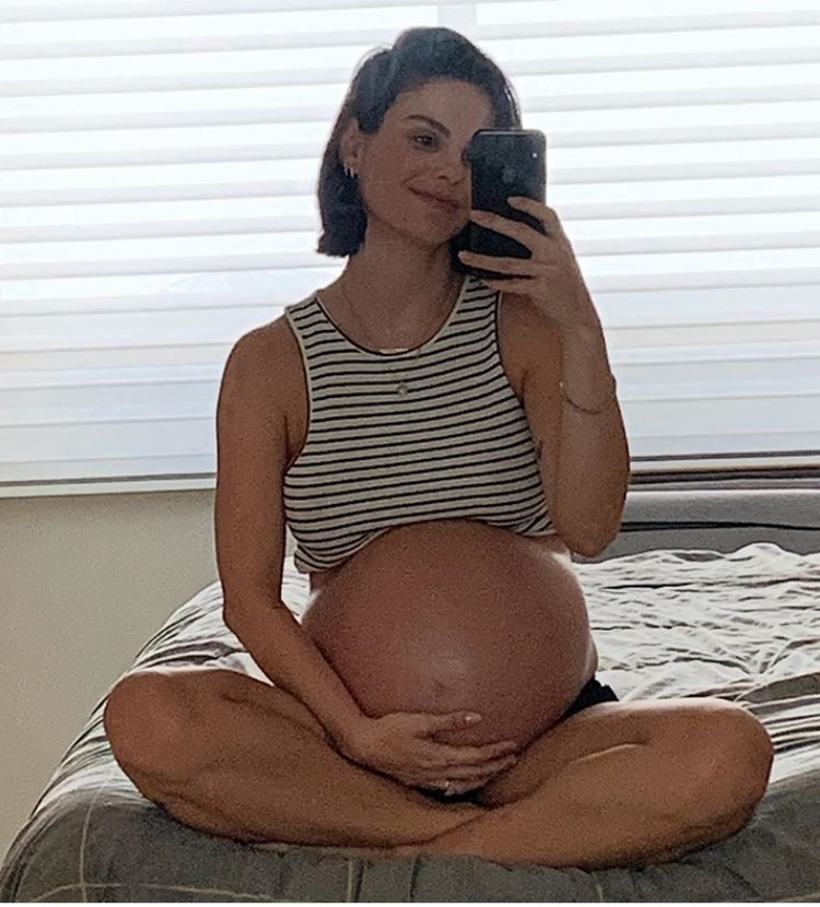 Atriz aguarda bebê dar os sinais para nascer. - Foto: Reprodução/Instagram