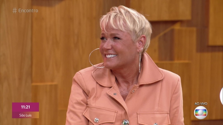 Foto: Reprodução Tv Globo / Primeira aparição de Xuxa na Globo, após sair da Record