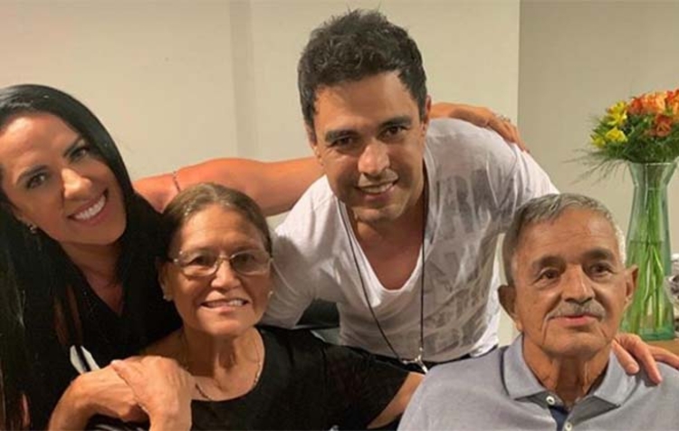 Graciele com os pais de Zezé Di Camargo - Foto: Reprodução/ Instagram