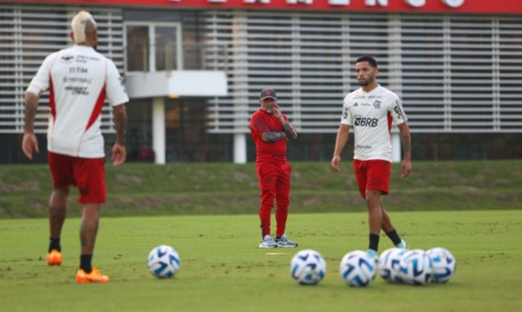Treino do Flamengo - Foto: Gilvan de Souza/Divulgação CRF