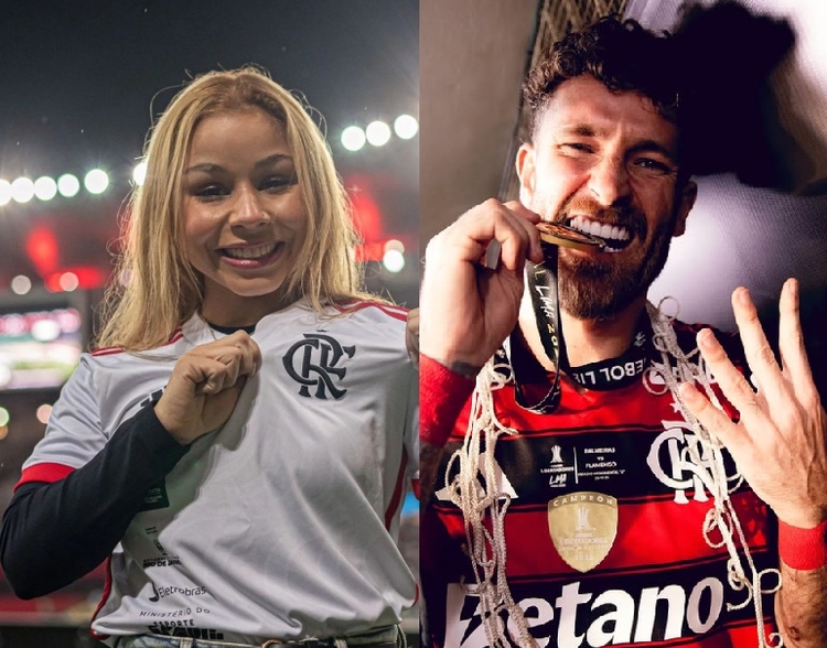 Foto Flávia Saraiva: Paula Reis / CRF e foto Leo Peira: Reprodução/Instagram