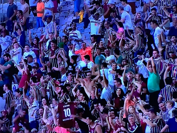Fluminense venceu no Mineirão e fez a festa - Foto: Reprodução