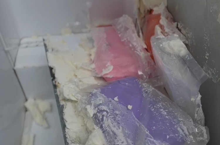 Droga estava escondida na estrutura da freezer - Foto: Divulgação 