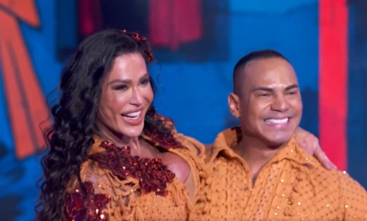 Gracyanne durante a 'Dança dos Famosos' Foto: Reprodução/TV Globo 