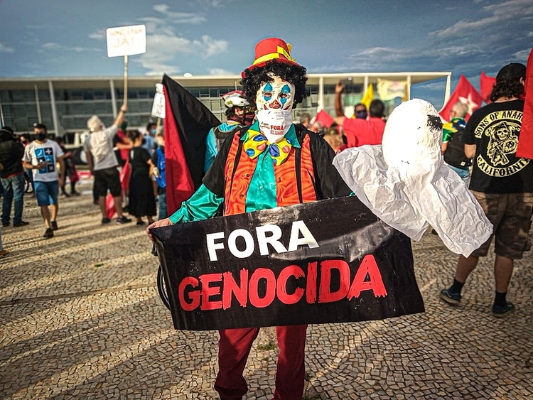 Manifestantes pediram impeachment. Foto: Ricardo Stuckert/ IL