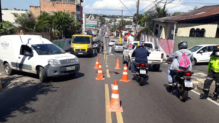 Rua interditada - Foto: Divulgação 