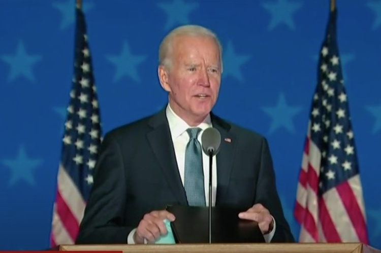 Joe Biden em pronunciamento - Foto: Reprodução CNN
