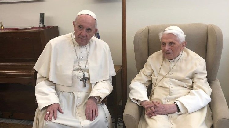 Papas estão reclusos ->Foto: Reprodução Vatican News