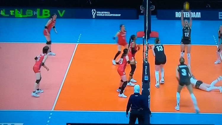 A Bélgica só conseguiu vencer o 1º set - Foto: Reprodução