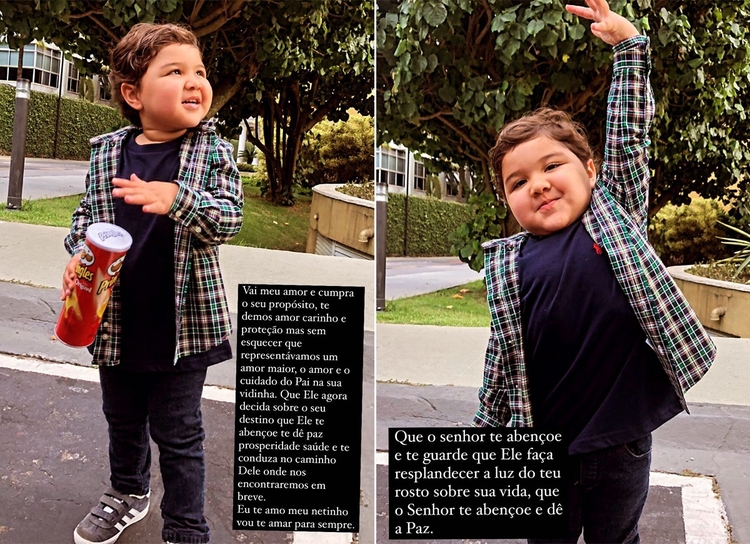 Josué vai retornar para mãe biológica - Foto: Reprodução/Instagram