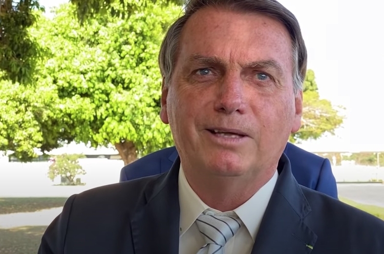 Bolsonaro criticou Arthur Neto durante conversa com apoiadores no Planalto - Foto: Reprodução
