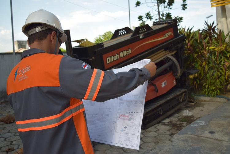 Obras devem ser concluídas em abril de 2021 - Foto: Divulgação/Cigás