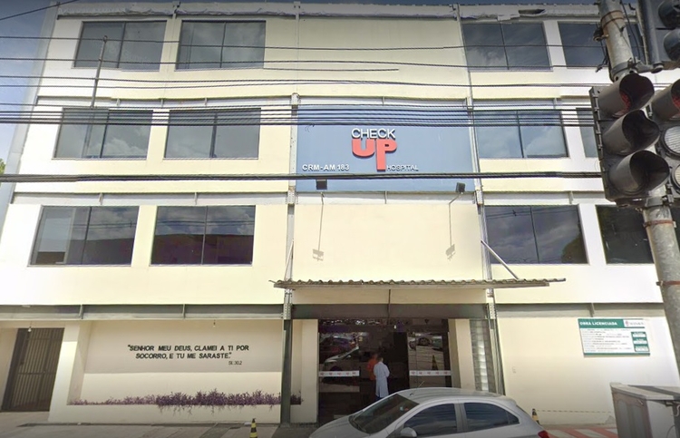 Hospital é localizado na zona Centro-Sul de Manaus. Foto: Reprodução/Google