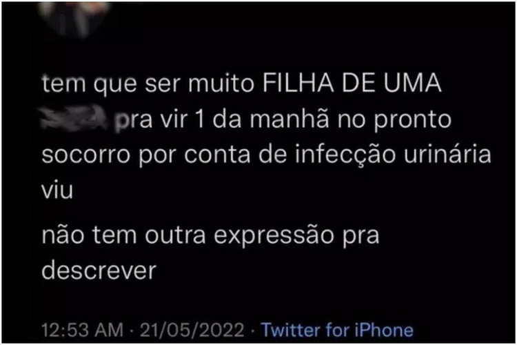 Médica xinga paciente e é detonada - Imagem: Reprodução/ Instagram