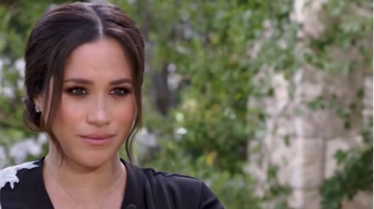 Meghan Markle em entrevista à Oprah Winfrey - Foto: Reprodução CBS