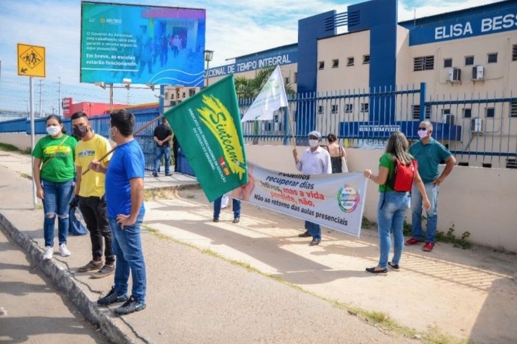 Sinteam aprovou a greve, mas teve pouca adesão dos servidores da Seduc-AM  Foto: Divulgação