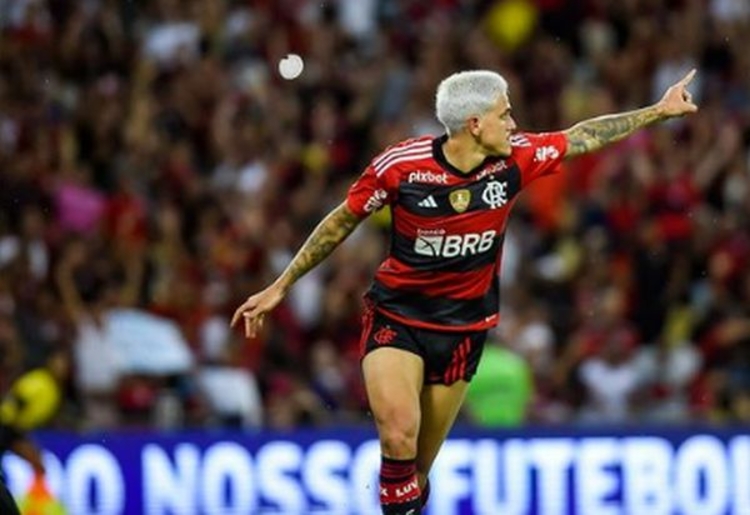 Pedro marcou dois gols do Flamengo - Foto: Reprodução