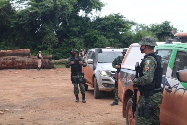 ‘Operação Tamoiotatá’ - Foto: Pelegrine Neto/SSP-AM