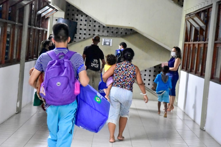 Imigrantes foram realocados - Foto: Divulgação 