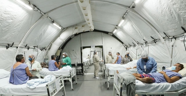 Hospital de Campanha - Foto: Divulgação