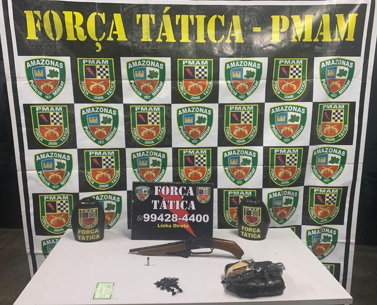 Ocorrências foram atendidas pela Força Tática - Foto: Divulgação/PMAM