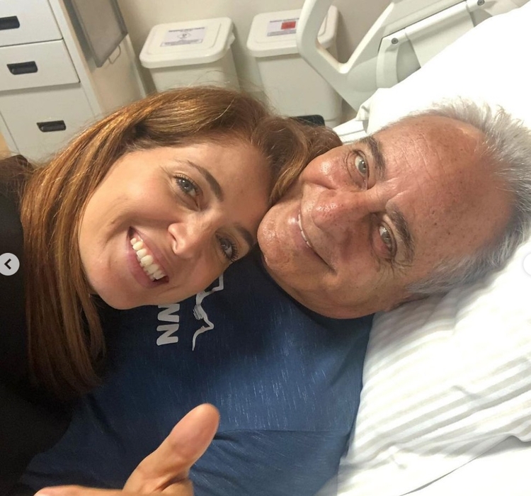 Poliana Abritta e o pai, José - Foto: Reprodução Instagram