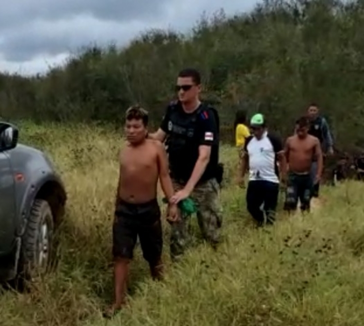 Indígenas presos - Foto: Divulgação