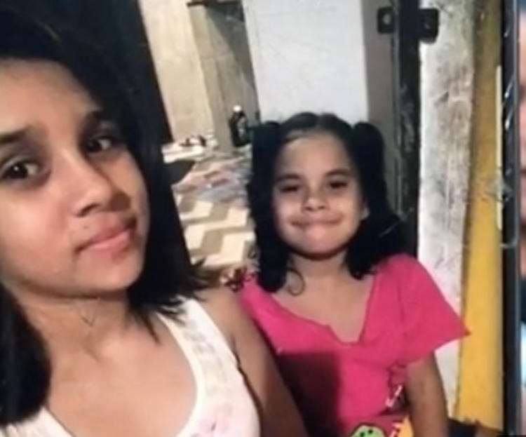  Kimberlly dos Santos Pereira, 12, e Agatha dos Santo - Foto: Divulgação